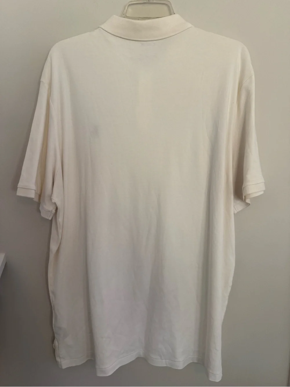 Polo by Ralph Lauren Men's Cream Classic Fit Polo Shirt size XL